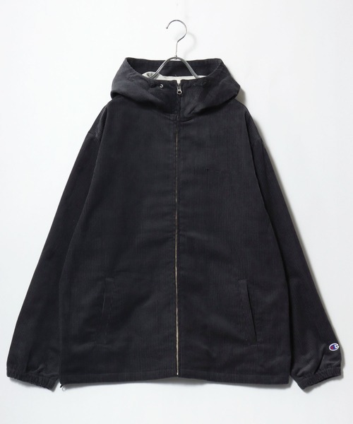 Champion（チャンピオン）の「2025AW Champion/チャンピオン CORDUROY ZIP PARKA  コーデュロイ ワンポイントロゴ刺繍 フーデッドジャケット フルジップパーカー（ブルゾン・メンズ・チャコール/ダークグリーン/ライトブラウン・XL/M/L）」の8枚目の写真