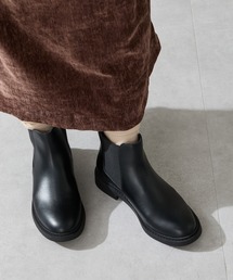 WA ORiental TRaffic | アーモンドトゥ フラット サイドゴアブーツ /52405(ブーツ)