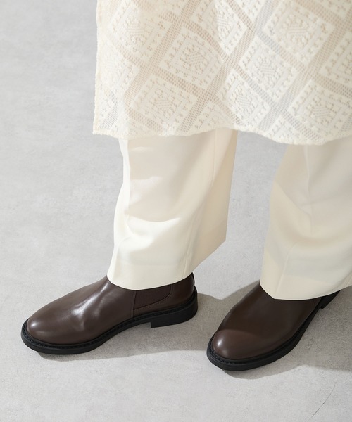 WA ORiental TRaffic(ダブルエーオリエンタルトラフィック)の「アーモンドトゥ フラット サイドゴアブーツ /52405(ブーツ・レディース・ブラウン/ブラック・S/M/L/LL/SS/3L)」の17枚目の写真