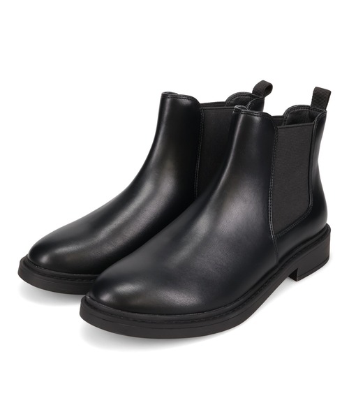 WA ORiental TRaffic(ダブルエーオリエンタルトラフィック)の「アーモンドトゥ フラット サイドゴアブーツ /52405(ブーツ・レディース・ブラウン/ブラック・S/M/L/LL/SS/3L)」の4枚目の写真