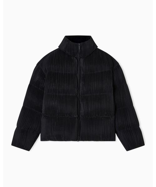 美品 エンポリオアルマーニ ジャケット フリル モカ 40 ウール イタリア 9024g280093-3.jpg