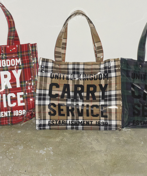 FRAMeWORK（フレームワーク）の「YARMO THE UNIFORM×DUDE SIGNS×FRAMEWORK British Sch（トートバッグ・レディース・ネイビー/ベージュ/レッド・FREE）」の2枚目の写真