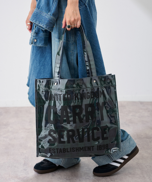 FRAMeWORK（フレームワーク）の「YARMO THE UNIFORM×DUDE SIGNS×FRAMEWORK British Sch（トートバッグ・レディース・ネイビー/ベージュ/レッド・FREE）」の17枚目の写真