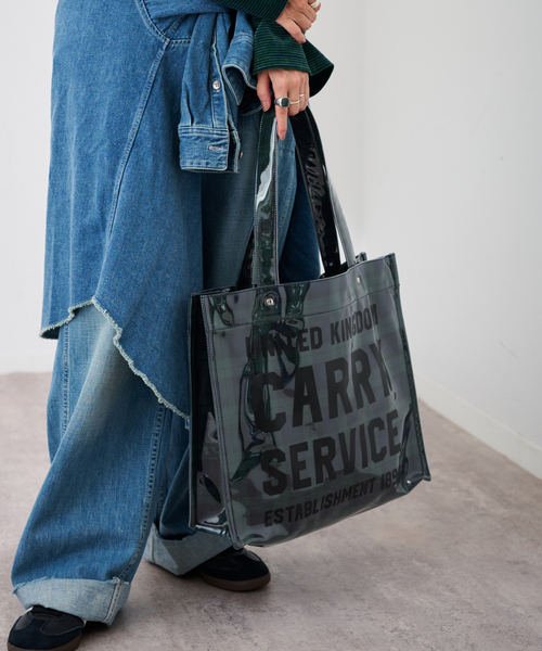 FRAMeWORK（フレームワーク）の「YARMO THE UNIFORM×DUDE SIGNS×FRAMEWORK British Sch（トートバッグ・レディース・ネイビー/ベージュ/レッド・FREE）」の18枚目の写真