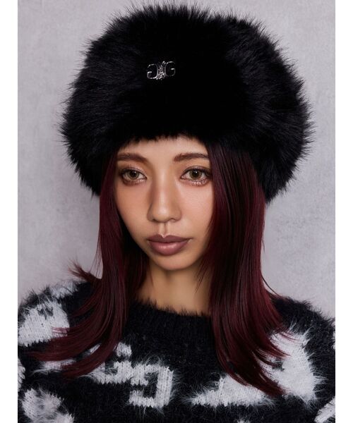 GYDA（ジェイダ）の「Symmetry GYDA フライトキャップ（キャップ・レディース・ブラック・FREE）」の8枚目の写真