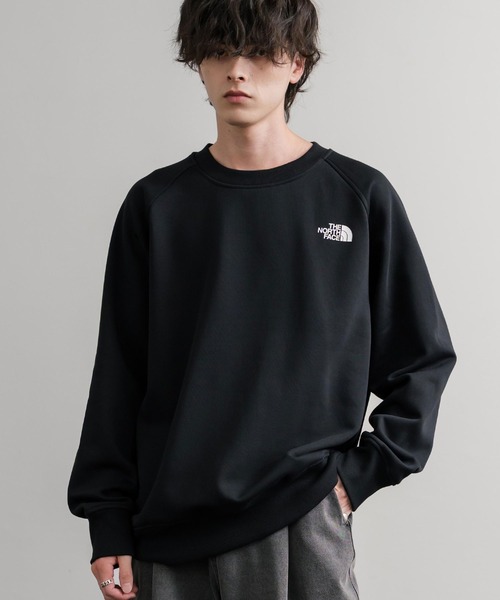 M*☻様 THE NORTH FACE ブラック トレーナー XL THE NORTH FACE ザ・ノースフェイス MEN S RAGLAN REDBOX CREW/バック