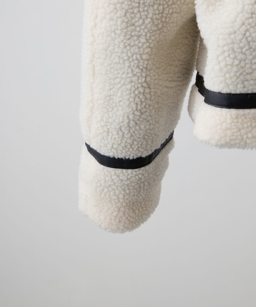 CLEL（クレイル）の「【CLEL】4way Reversible Faux Shearling Jacket / 4way リバーシブルフェイクムートンジャケット（ブルゾン・メンズ・チャコールグレー/ブラック/ブラウン・XS/S/M/L）」の11枚目の写真