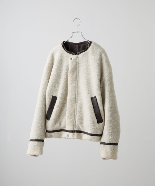 CLEL】4way Reversible Faux Shearling Jacket / 4way リバーシブル