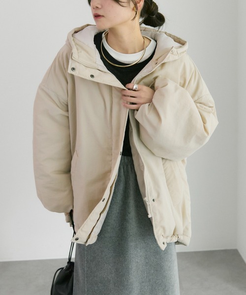 WEB限定】中わたモンスターパーカー（ミリタリージャケット）｜PUAL CE