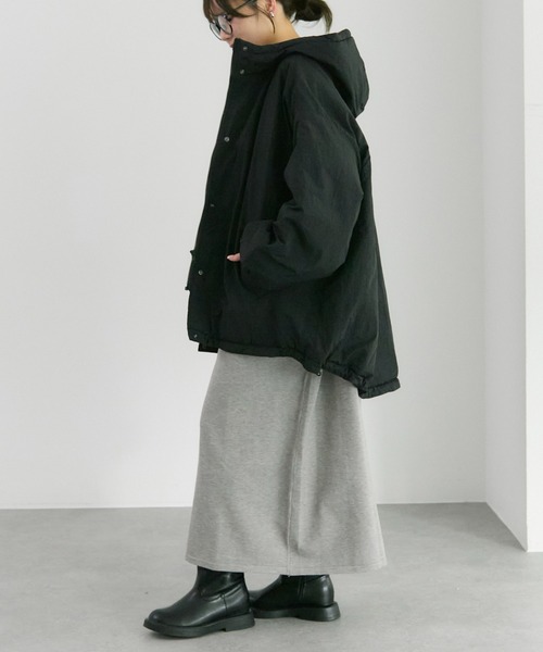 WEB限定】中わたモンスターパーカー（ミリタリージャケット）｜PUAL CE