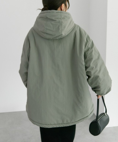 WEB限定】中わたモンスターパーカー（ミリタリージャケット）｜PUAL CE