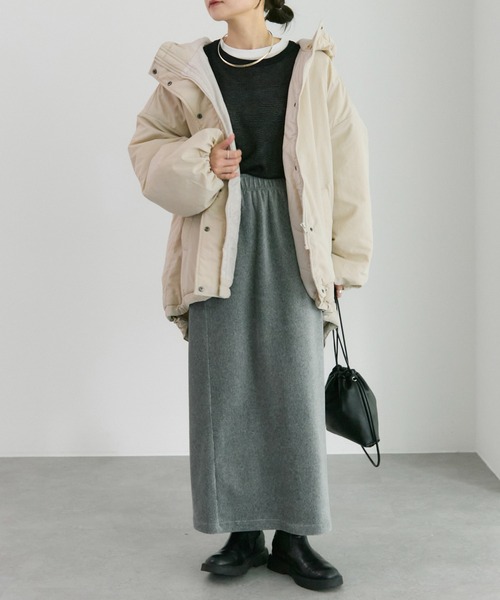 WEB限定】中わたモンスターパーカー（ミリタリージャケット）｜PUAL CE