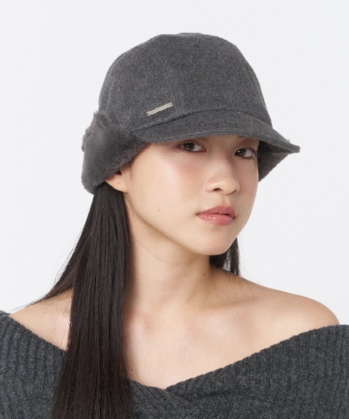 帽子 miseki seoul Cable knit beret GREY MISEKI SEOUL CABLE KNIT BERET GREY | 후루츠패밀리