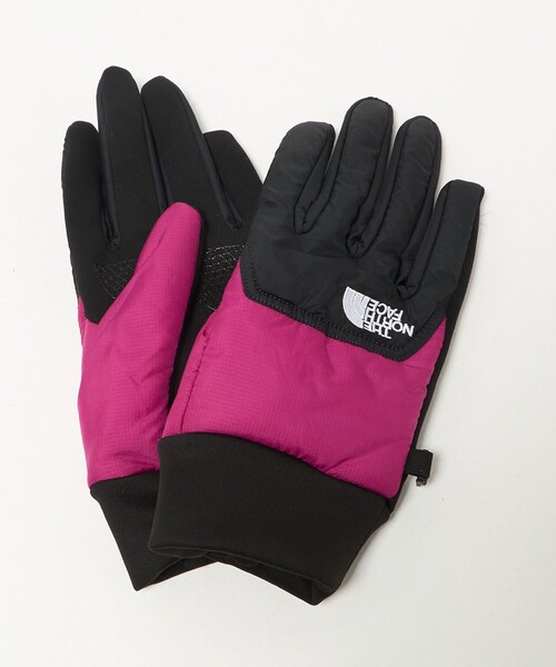 THE NORTH FACE（ザノースフェイス）の「＜THE NORTH FACE＞ヌプシ イーチップ グローブ（手袋・レディース・ブラック/ピンク・S）」の8枚目の写真