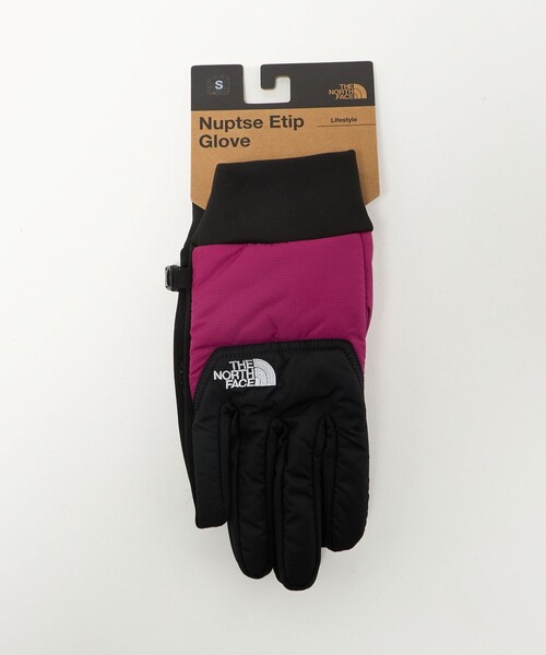 THE NORTH FACE（ザノースフェイス）の「＜THE NORTH FACE＞ヌプシ イーチップ グローブ（手袋・レディース・ブラック/ピンク・S）」の18枚目の写真