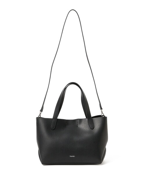 YAHKI（ヤーキ）の「YAHKI / YH-775 TOTE BAG（トートバッグ・レディース・ブラック/ベージュ・ONE SIZE）」の5枚目の写真