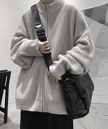 ハイネックジップセーター