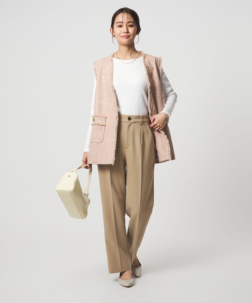 size SHORT/TALLあり］Daily Chic セミフレア パンツ（その他パンツ