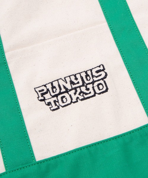 PUNYUS（プニュズ）の「ロゴ刺繍キャンバスミニトートバッグ（トートバッグ・レディース・グリーン・FREE）」の4枚目の写真