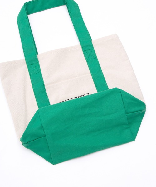PUNYUS（プニュズ）の「ロゴ刺繍キャンバスミニトートバッグ（トートバッグ・レディース・グリーン・FREE）」の5枚目の写真