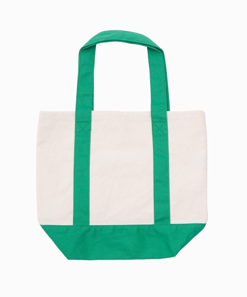 PUNYUS（プニュズ）の「ロゴ刺繍キャンバスミニトートバッグ（トートバッグ・レディース・グリーン・FREE）」の6枚目の写真