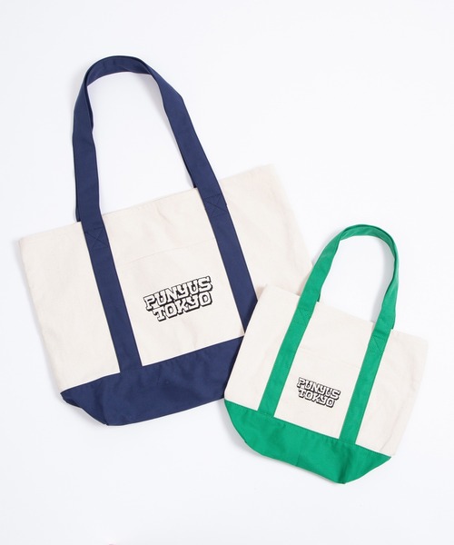 PUNYUS（プニュズ）の「ロゴ刺繍キャンバスミニトートバッグ（トートバッグ・レディース・グリーン・FREE）」の8枚目の写真