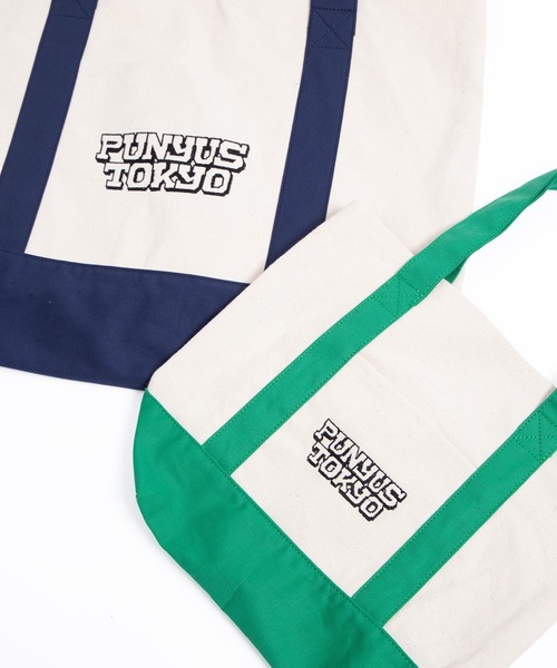 PUNYUS（プニュズ）の「ロゴ刺繍キャンバスミニトートバッグ（トートバッグ・レディース・グリーン・FREE）」の9枚目の写真