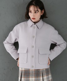 31 Sons de mode | 2025秋冬新作 ステンカラーポケットショートコート(チェスターコート)