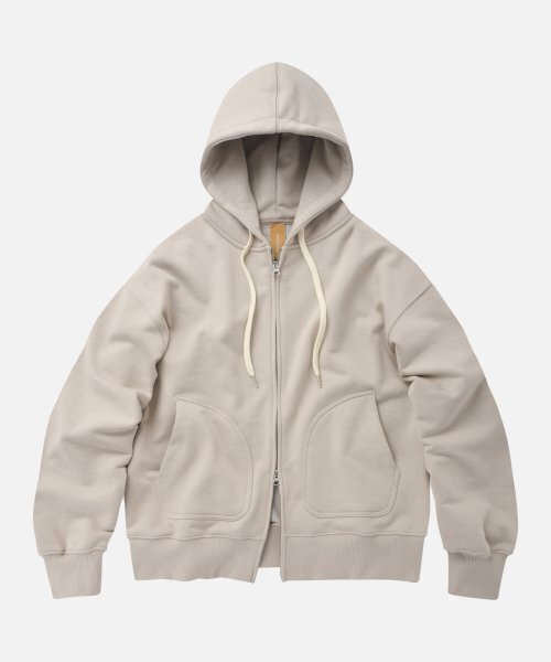 FRIZMWORKS(フリズムワークス)の「OG HEAVYWEIGHT HOOD ZIPUP PARKA _ TAUPE(パーカー・メンズ・その他・LARGE/X-LARGE/SMALL/MEDIUM)」の1枚目の写真