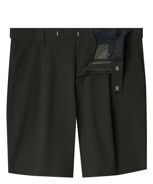 MUSINSA STANDARD（ムシンサスタンダード）の「軽量隠しバンディングハーフスラックス[カーキ]（スラックス・メンズ・その他・40/42/30/31/26/27/28/29）」の3枚目の写真
