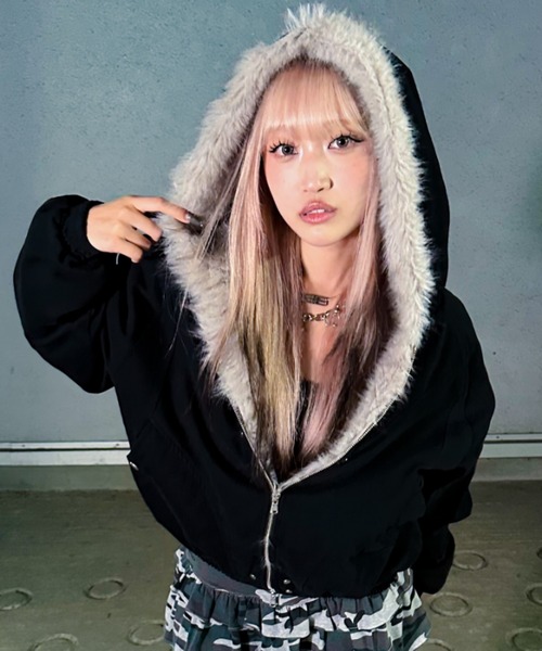 A´GEM/9 × .kom 『A´gem/エージェム』ファーライニングショートジャケット