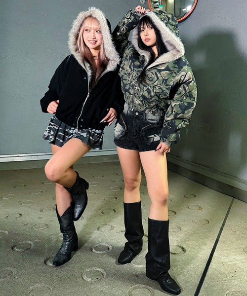 A´GEM/9 × .kom 『A´gem/エージェム』ファーライニングショートジャケット