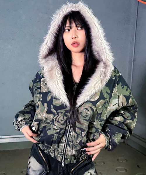 [希少品]a'gem9 エージェムナイン 【リバーシブル】ムートンジャンバー A'GEM/9 × .kom 『A'gem/エージェム』 リバーシブルスカジャン2 A'gem