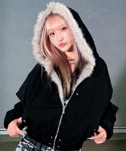 A'GEM/9 × .kom 『A'gem/エージェム』ファーライニングショート