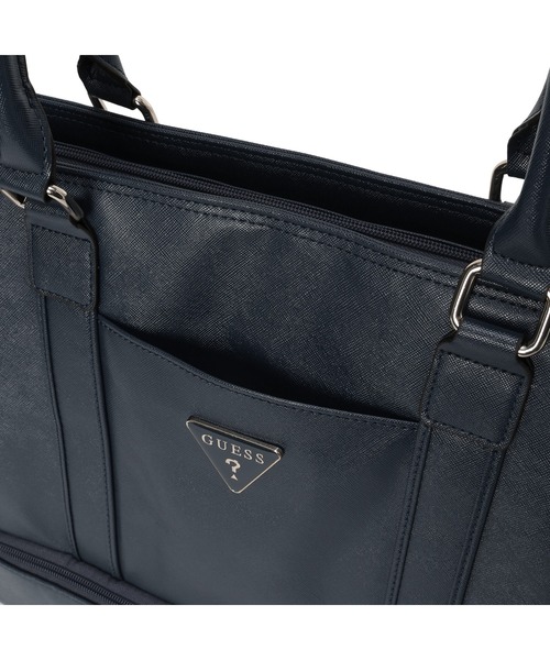 Guess(ゲス)の「ADAMS Zip Bottom Tote トートバッグ (トートバッグ・レディース・ネイビー/ブラック・ONE SIZE)」の7枚目の写真