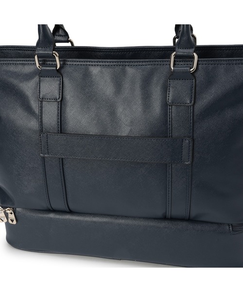 Guess(ゲス)の「ADAMS Zip Bottom Tote トートバッグ (トートバッグ・レディース・ネイビー/ブラック・ONE SIZE)」の10枚目の写真