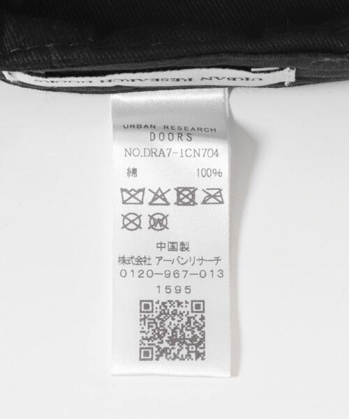 URBAN RESEARCH DOORS（アーバンリサーチドアーズ）の「URD刺繍CAP（キャップ・メンズ・ブラック系その他/ブラック・-）」の5枚目の写真