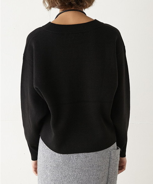 SLY（スライ）の「DOUBLE FACE HG TOPS（ニット/セーター・レディース・ブラウン/ブラック/カーキ・FREE）」の8枚目の写真