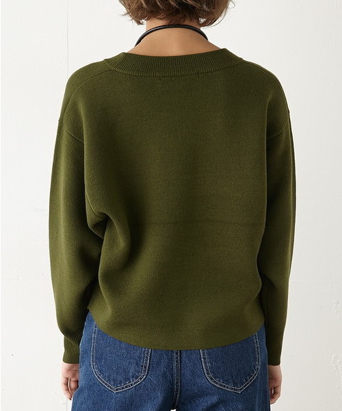 SLY（スライ）の「DOUBLE FACE HG TOPS（ニット/セーター・レディース・ブラウン/ブラック/カーキ・FREE）」の5枚目の写真