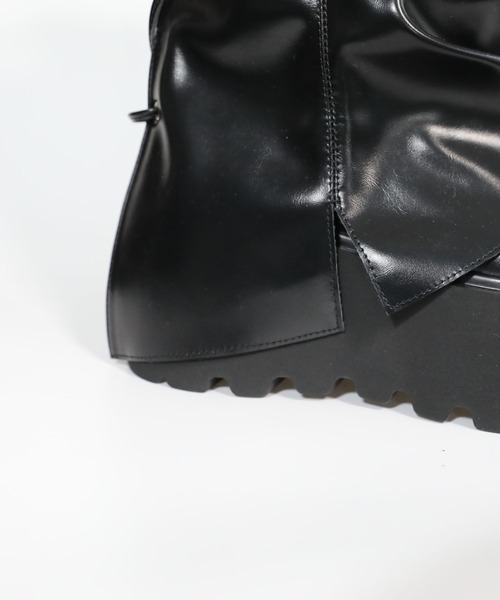 hiamu(ヒアム)の「レースアップロングプラットフォームブーツ/2025 AW NEW COLLECTION(ブーツ・レディース・ブラウン/ブラック系その他/ブラック・23.0cm/23.5cm/24.0cm/24.5cm/25.0cm)」の16枚目の写真