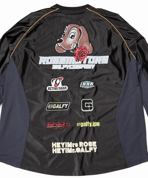 HEY!MrsROSE(ヘイミセスローズ)の「HEY! Mrs ROSE(ヘイ!ミセスローズ)HEY!Mr.GALFY 走り屋ロンT(Tシャツ/カットソー・レディース・ブラック/ピンク・FREE)」の19枚目の写真