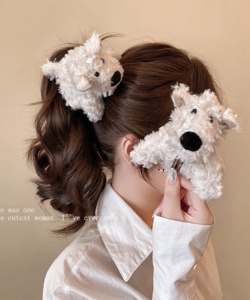 セール】モコモコ ヘアクリップ（バレッタ/ヘアクリップ）｜Ritzy