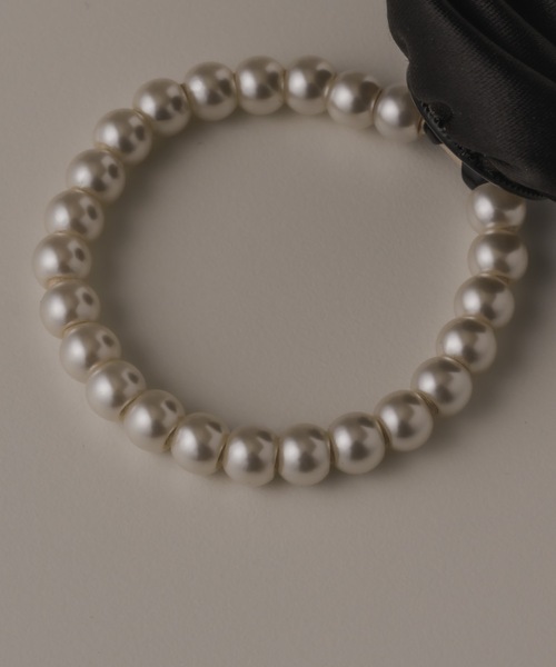 muku（ムク）の「HAIRTIE/ROSE×PEARL（ヘアゴム・レディース・ブラック・FREE）」の19枚目の写真