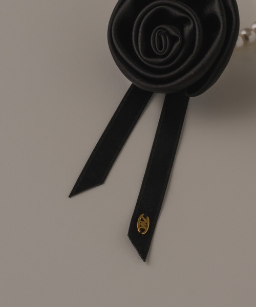 muku（ムク）の「HAIRTIE/ROSE×PEARL（ヘアゴム・レディース・ブラック・FREE）」の20枚目の写真
