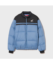 Honda Wing logo Short Puffer_Dusty Blue
