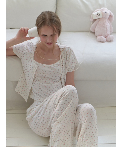 RE_L（リエル）の「Florrie room pants (white flower)（その他パンツ・レディース・その他・SMALL/MEDIUM）」の3枚目の写真