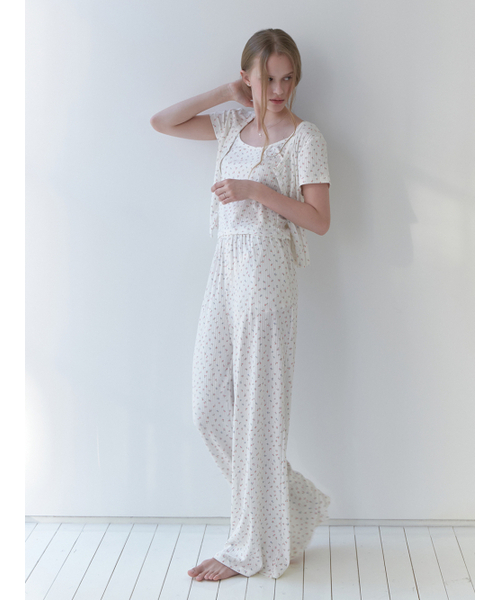 RE_L（リエル）の「Florrie room pants (white flower)（その他パンツ・レディース・その他・SMALL/MEDIUM）」の4枚目の写真