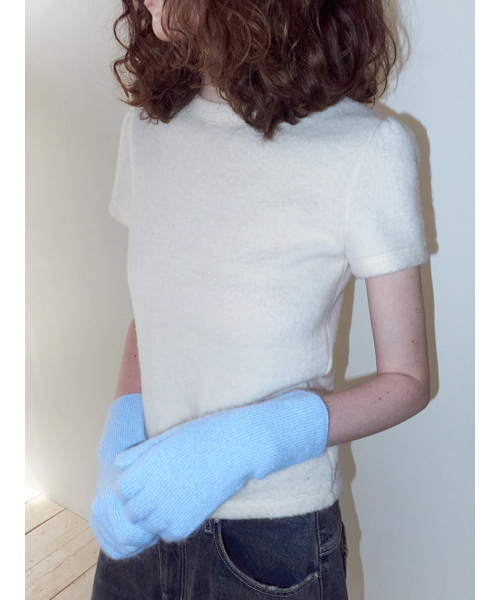 ETMON(エトモン)の「Cozy Puff T-Shirt, Ivory(ニット/セーター・レディース・その他・F)」の3枚目の写真
