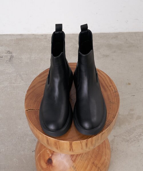 SHENERY(シーナリー)の「インヒールサイドゴアブーツ(ブーツ・レディース・ブラック・36/37/38)」の2枚目の写真