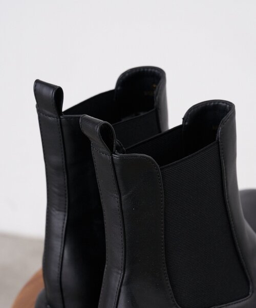 SHENERY(シーナリー)の「インヒールサイドゴアブーツ(ブーツ・レディース・ブラック・36/37/38)」の5枚目の写真